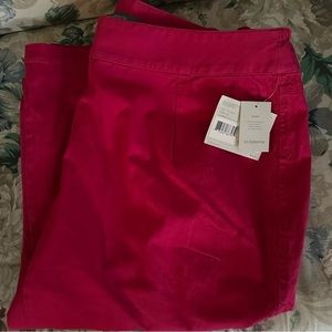Bright Pink Audra Capris